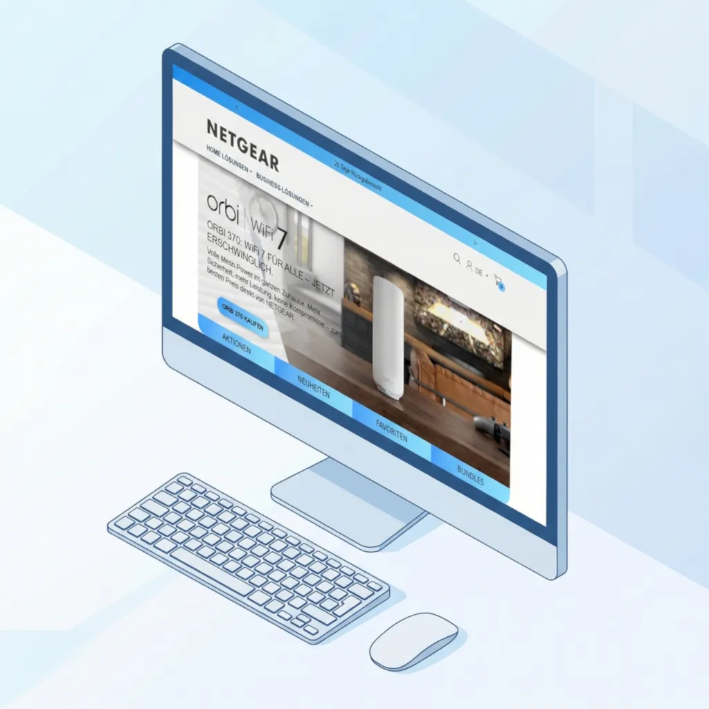 Netgear Shop Dashboard